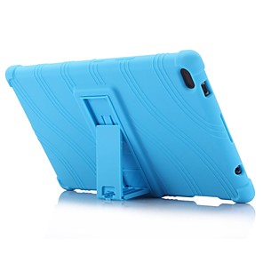 modello con motivo a onde copertura in gel con custodia in gel di silicone con supporto per scheda lenovo 4 8 (tb-8504) tablet pc da 8,0
