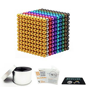 1000 pcs 3mm Magneti giocattolo Palline magnetiche Magneti giocattolo Magneti ultra resistenti A calamita Stress e ansia di soccorso Giocattoli per ufficio Libera ADD, ADHD, Ansia, Autismo Novità Per